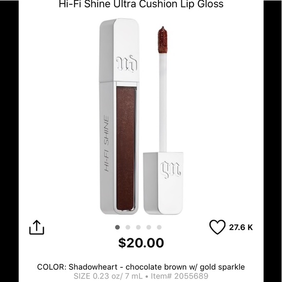 Urban Decay Other - Urban Decay NIB HI-FI Shine lipgloss -Shadowheart!